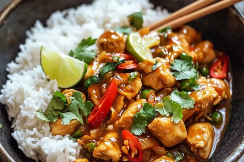 Chinese Satay Chicken Stir-Fry