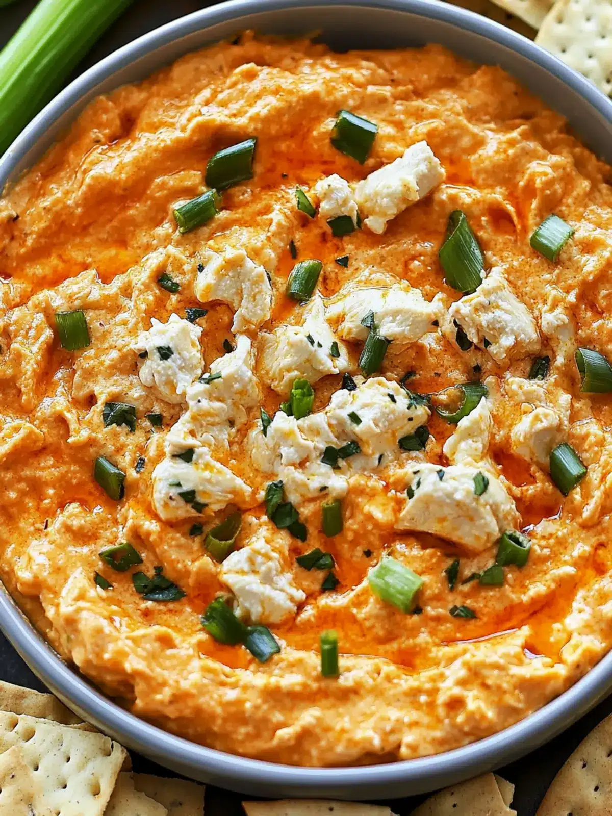 Crockpot Buffalo Chicken Dip
