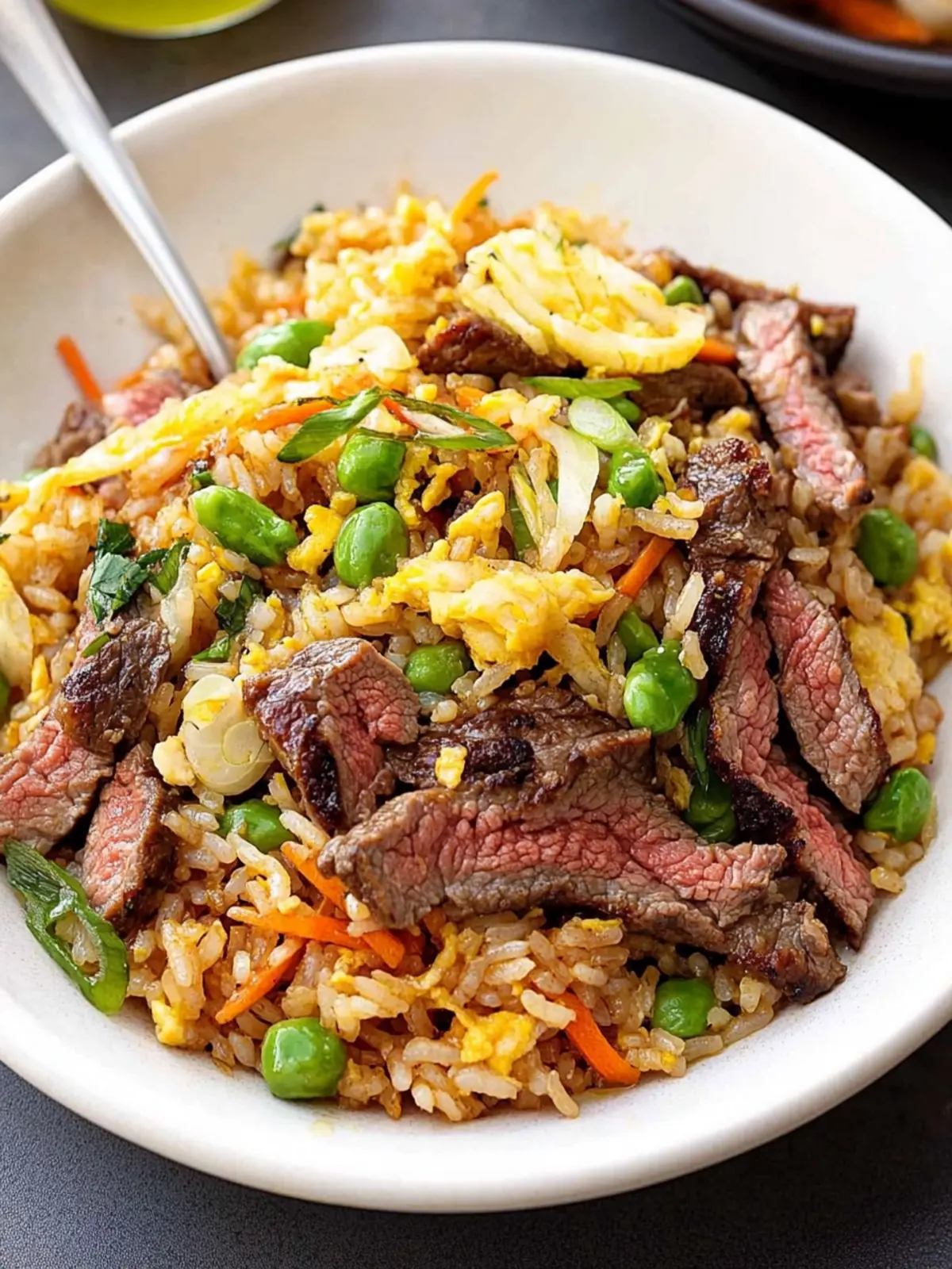 Ginger Steak Fried Rice