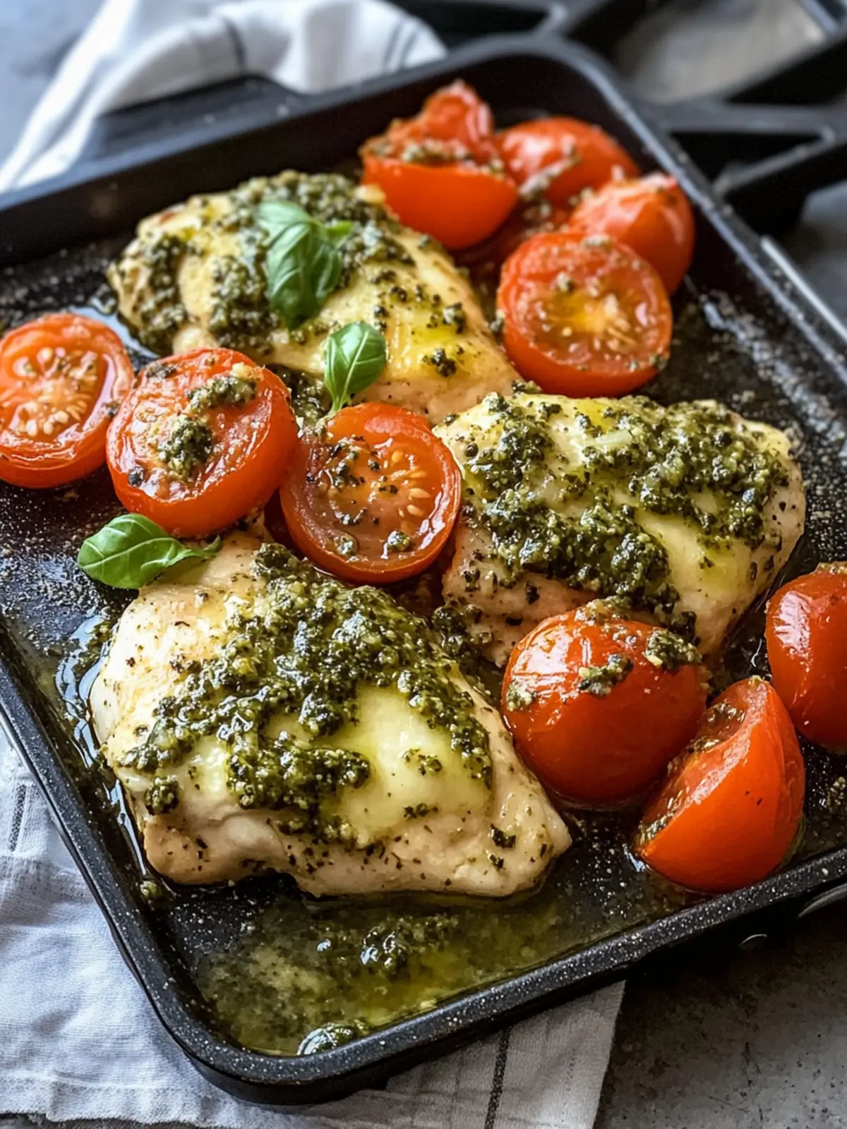 4 Ingredient Pesto Chicken: Quick, Flavorful Dinner Delight 2 4 Ingredient Pesto Chicken: Quick, Flavorful Dinner Magic