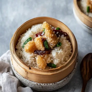 Chinese Sticky Rice (Lo Mai Fan or Xoi Man)