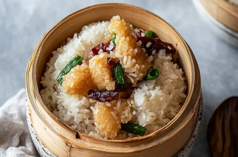 Chinese Sticky Rice (Lo Mai Fan or Xoi Man)