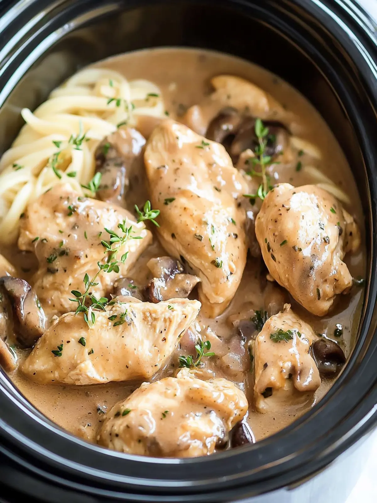 Crock-Pot Chicken Marsala: Effortless Comfort Food Delight 4 Crock-Pot Chicken Marsala
