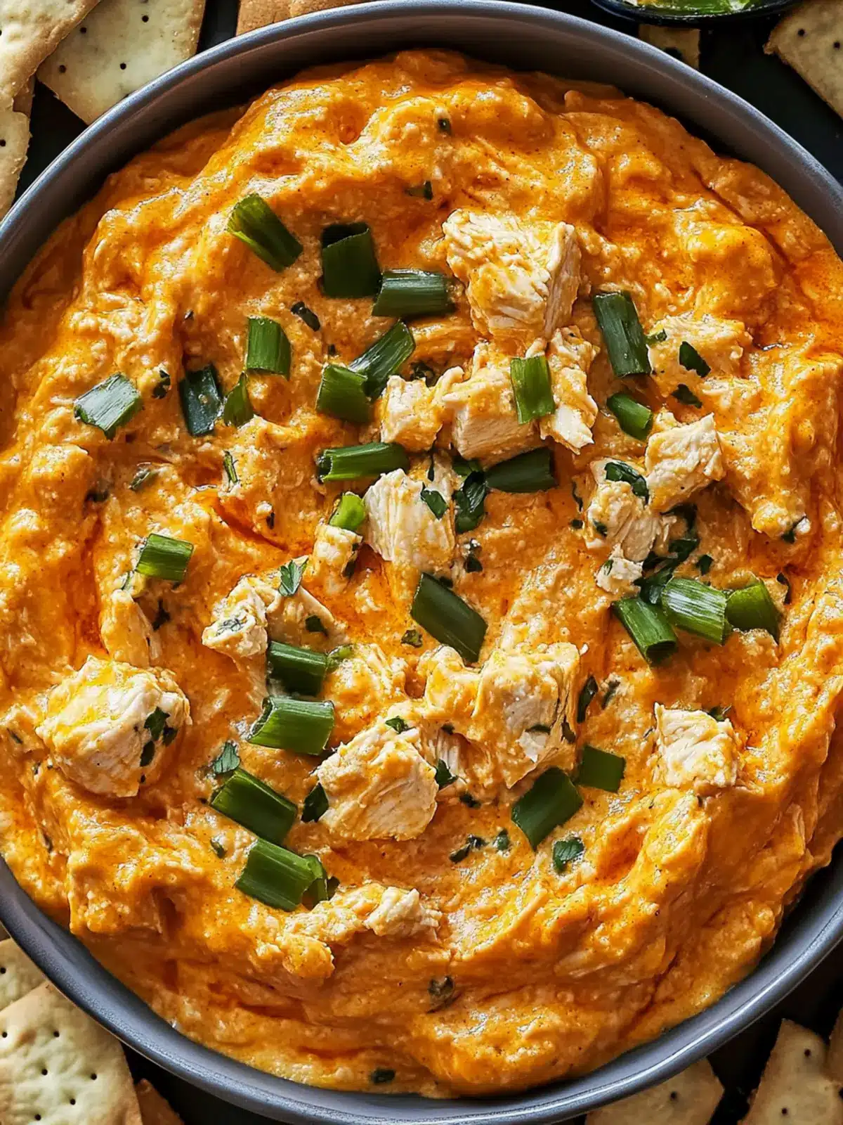 Crockpot Buffalo Chicken Dip