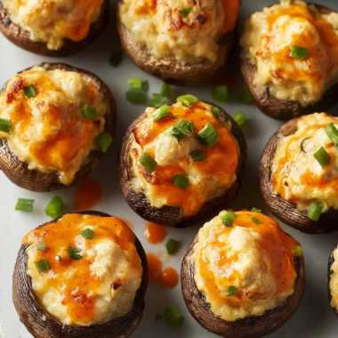 Buffalo-Stuffed Mushrooms: Irresistible Appetizer Magic 10 Buffalo-Stuffed Mushrooms
