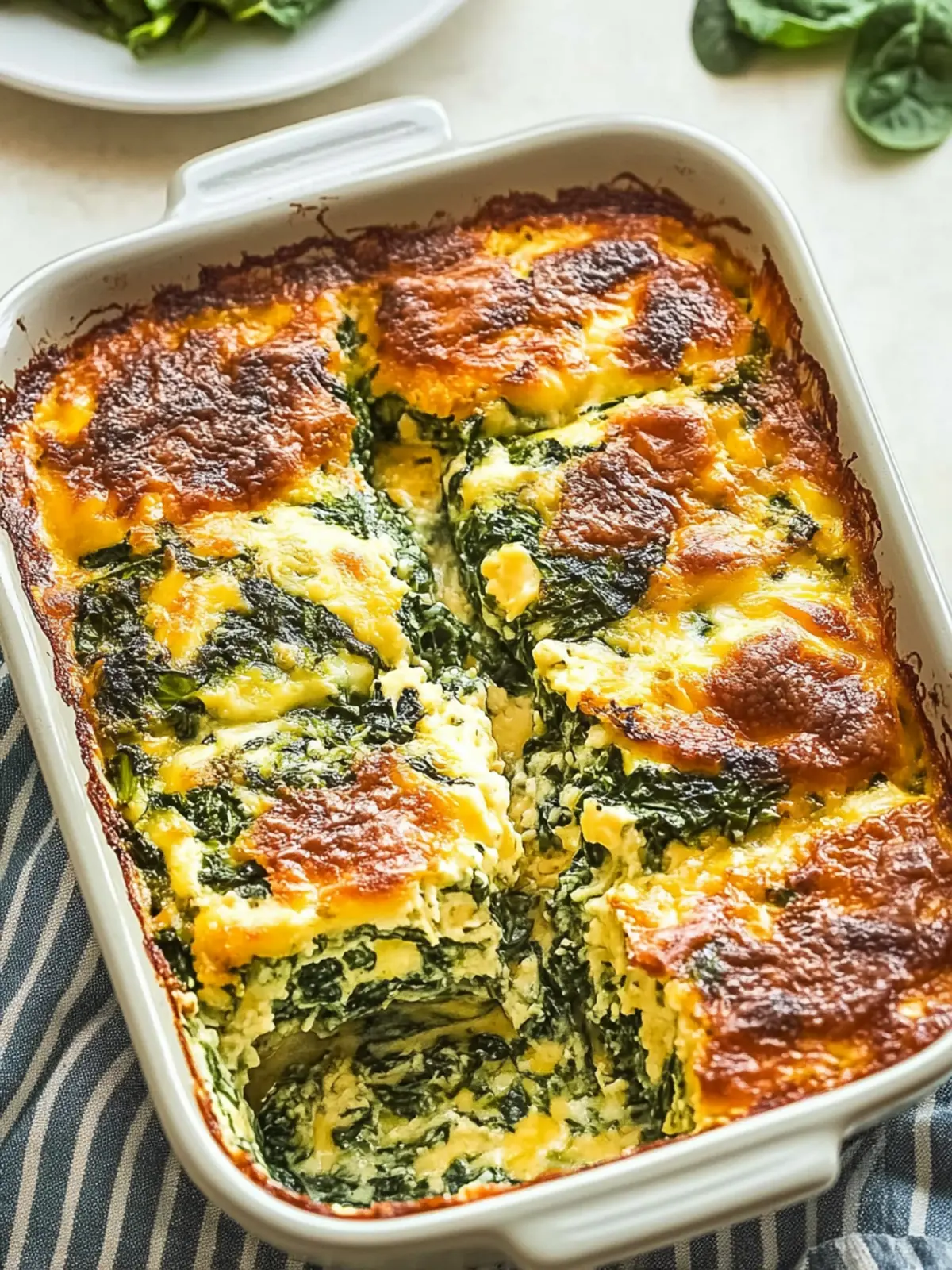 Delicious Spinach Florentine Breakfast Casserole to Savor 4 Spinach Florentine Breakfast Casserole