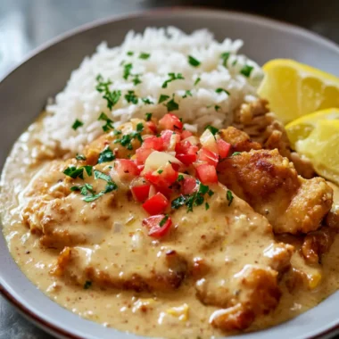 Filipino Chicken ala King with Creamy Sauce