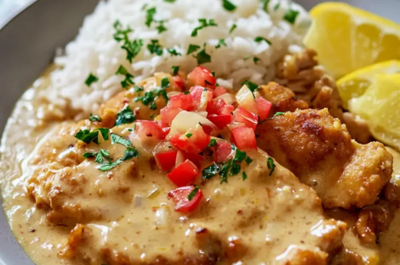 Filipino Chicken ala King with Creamy Sauce