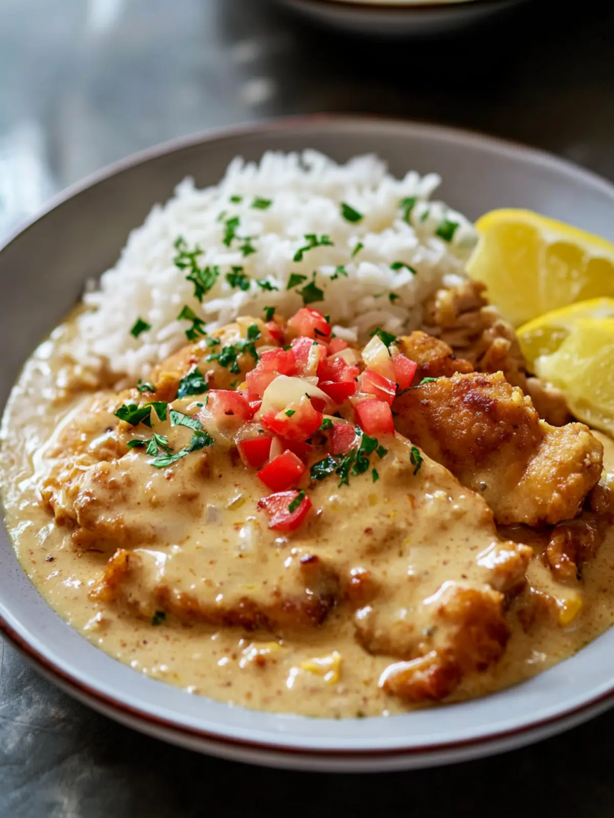 Filipino Chicken ala King with Creamy Sauce