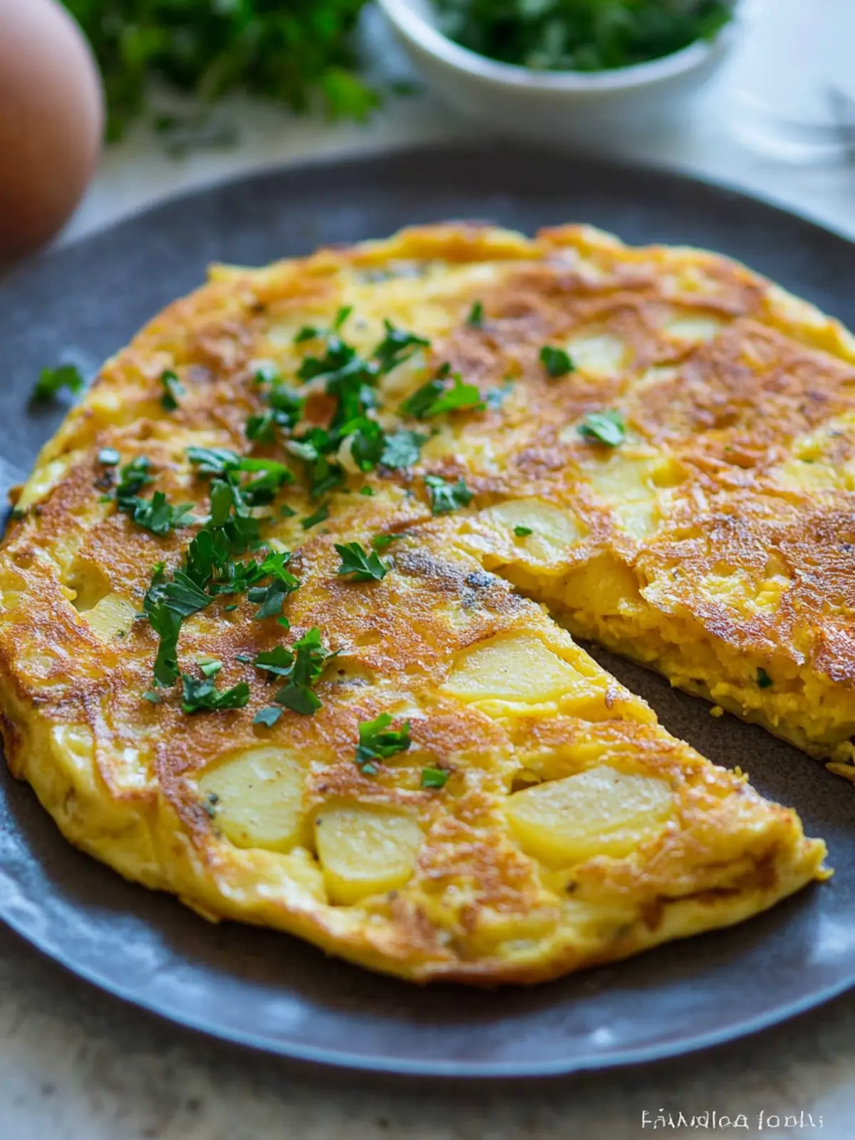 Tortilla Espanola Recipe (Spanish Potato Omelet)