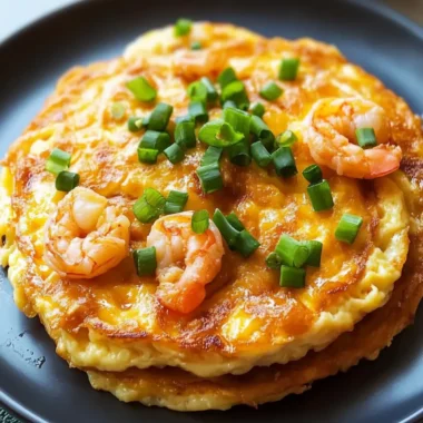 Delicious Egg Foo Young with Pork and Shrimp Surprise