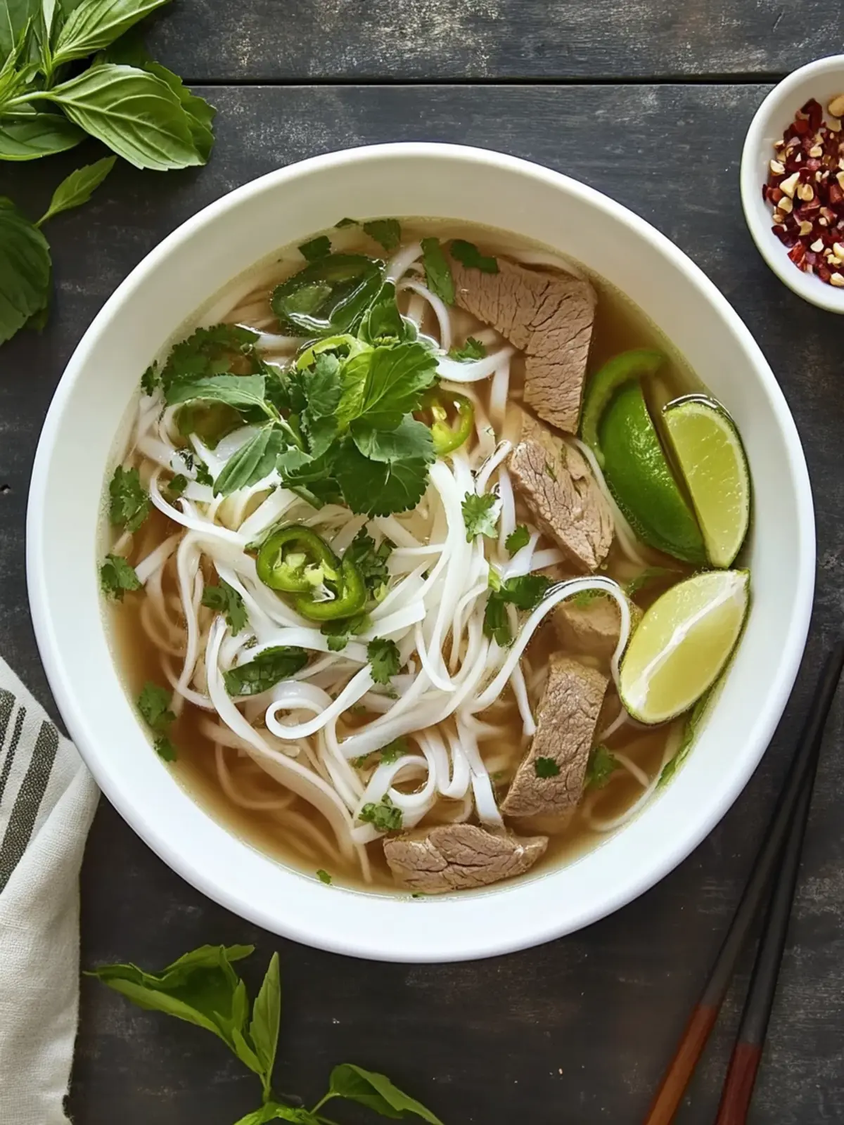 Pho (Vietnamese Noodle Soup)