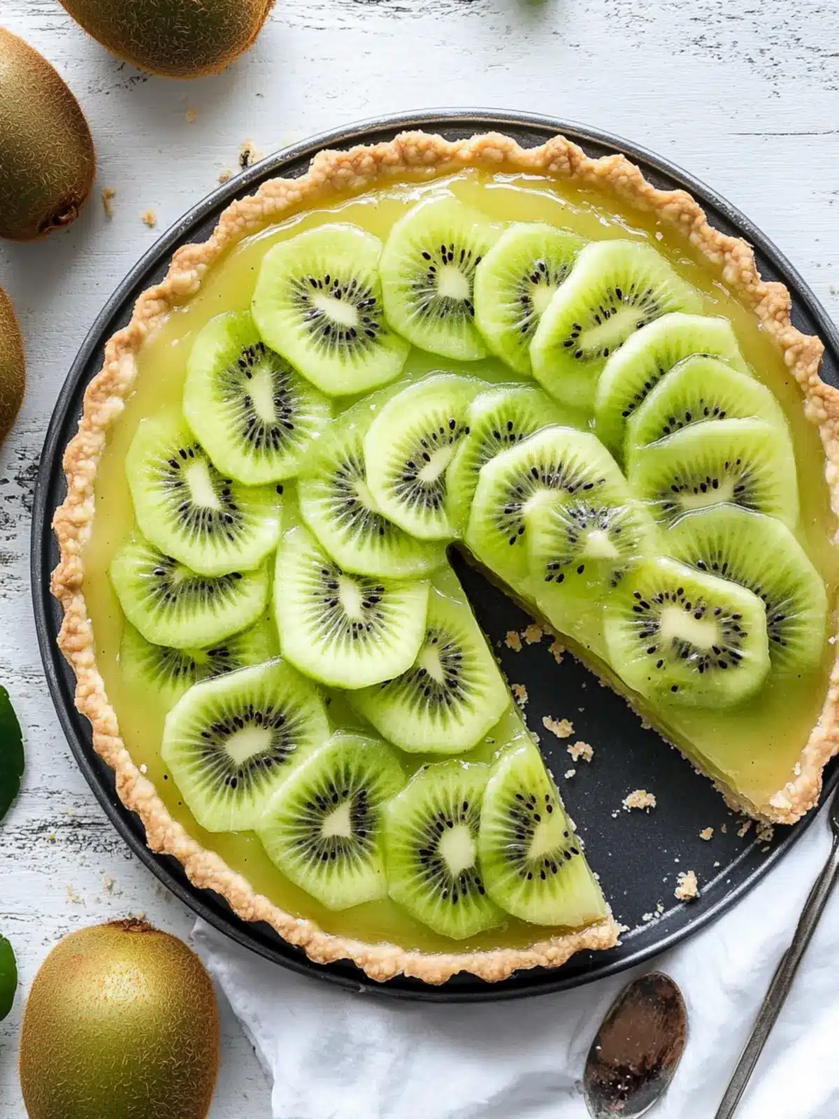 Zesty Kiwi Tart That Will Brighten Any Gathering 5 Kiwi Tart