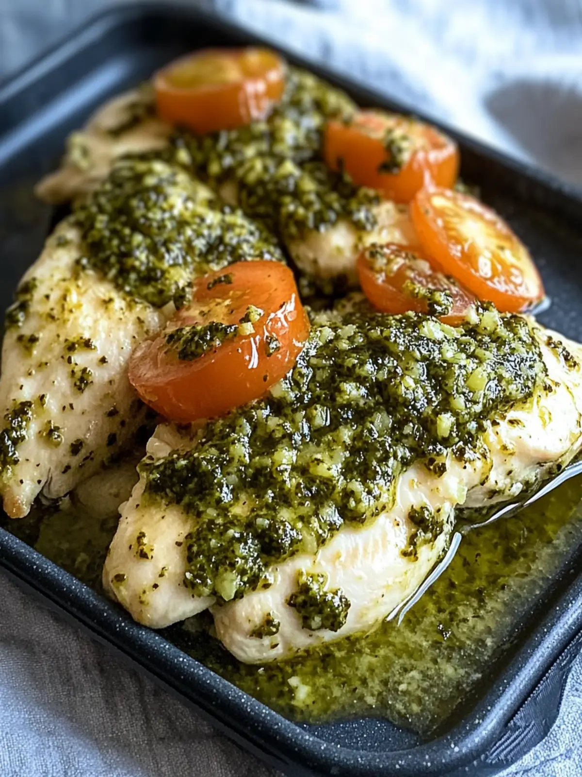 4 Ingredient Pesto Chicken: Quick, Flavorful Dinner Delight 4 4 Ingredient Pesto Chicken: Quick, Flavorful Dinner Magic