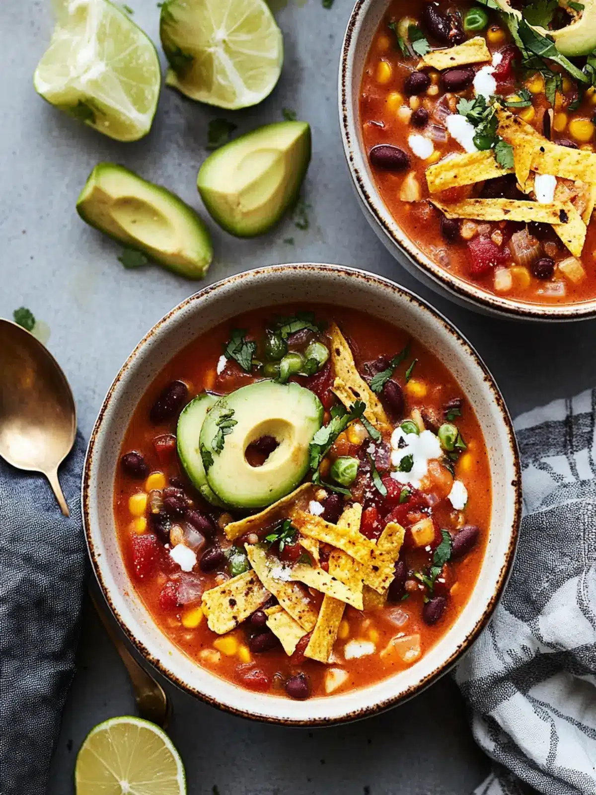 Delicious Vegetarian Tortilla Soup Perfect for Cozy Nights 5 Vegetarian Tortilla Soup