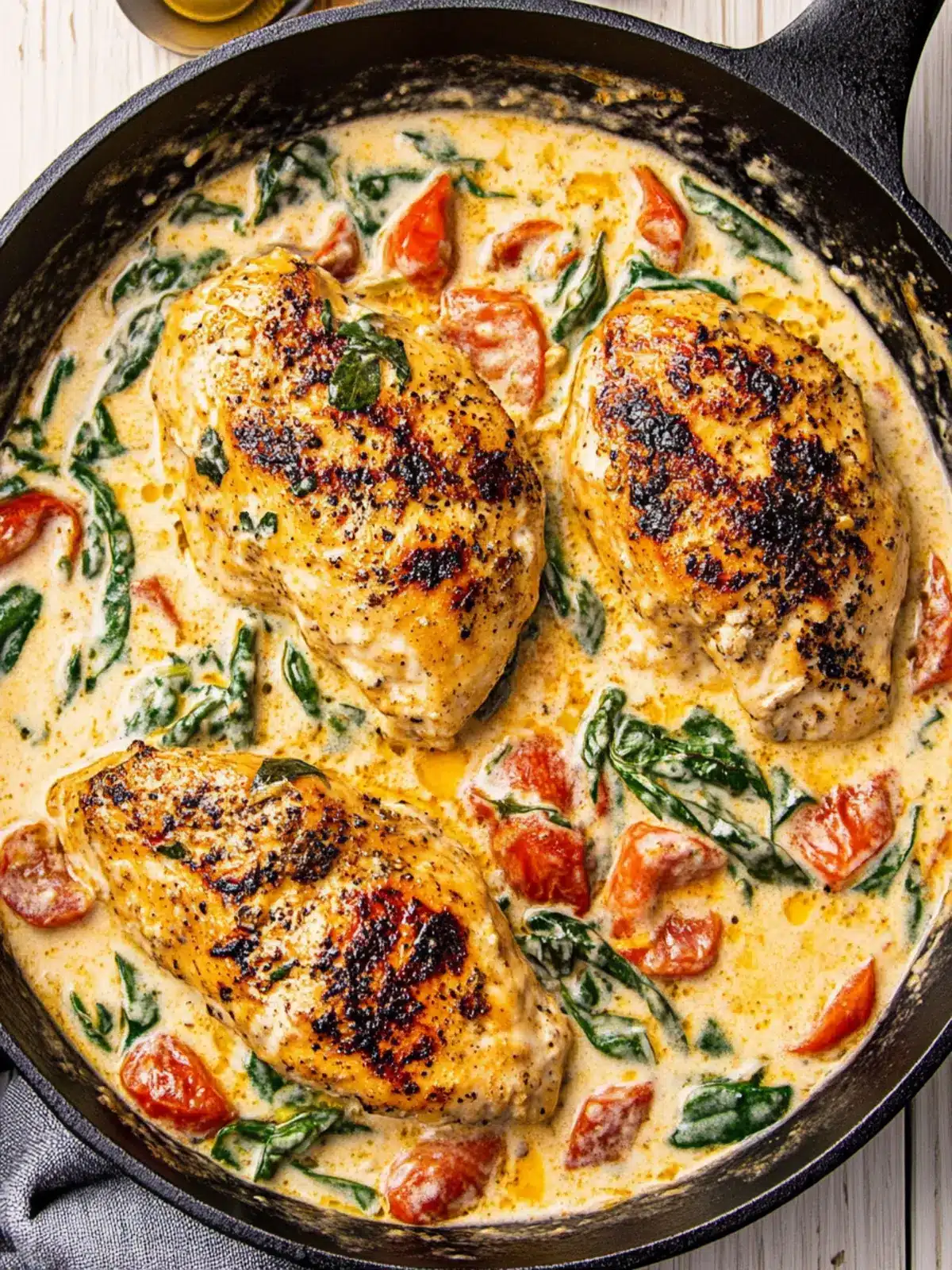 Creamy Tuscan Chicken: Your New Favorite Quick Dinner Delight 3 Creamy Tuscan Chicken