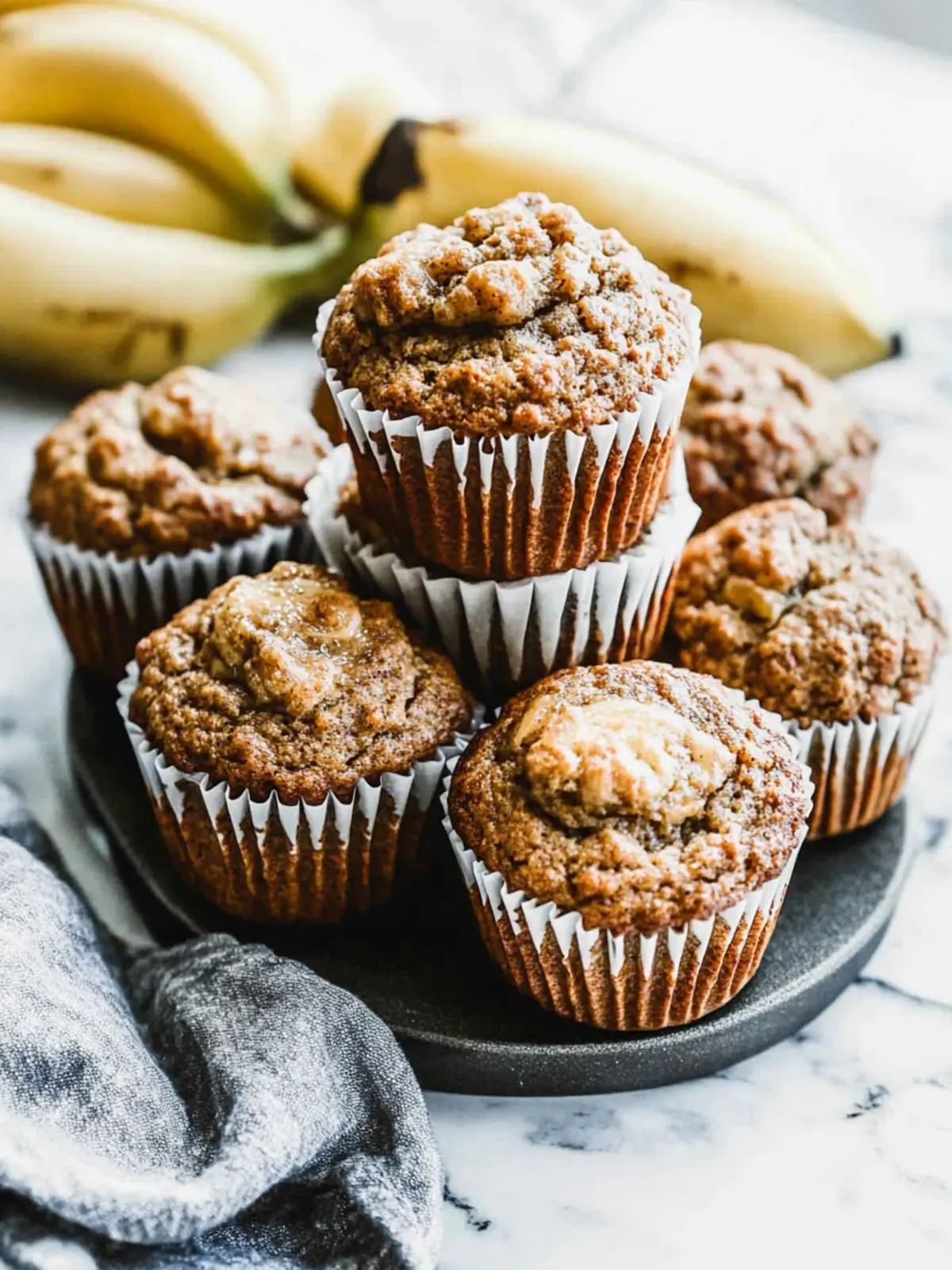 Healthy Banana Muffins