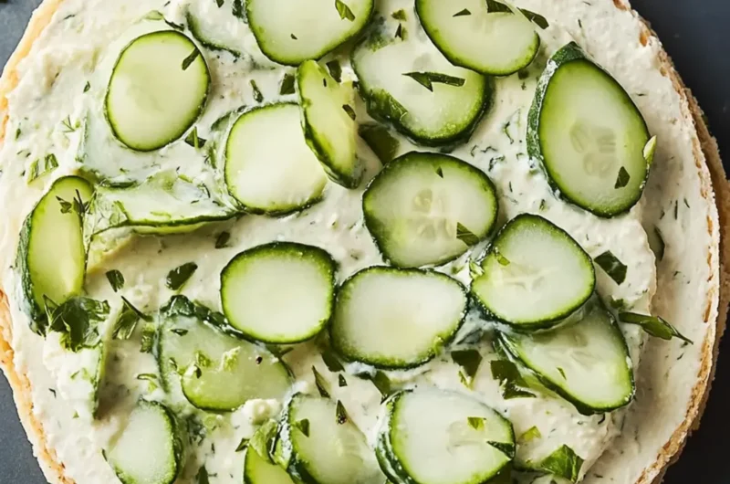 3-Ingredient Cucumber Boursin Wrap