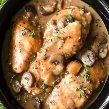 Crock-Pot Chicken Marsala