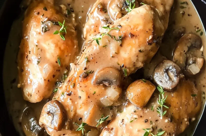 Crock-Pot Chicken Marsala