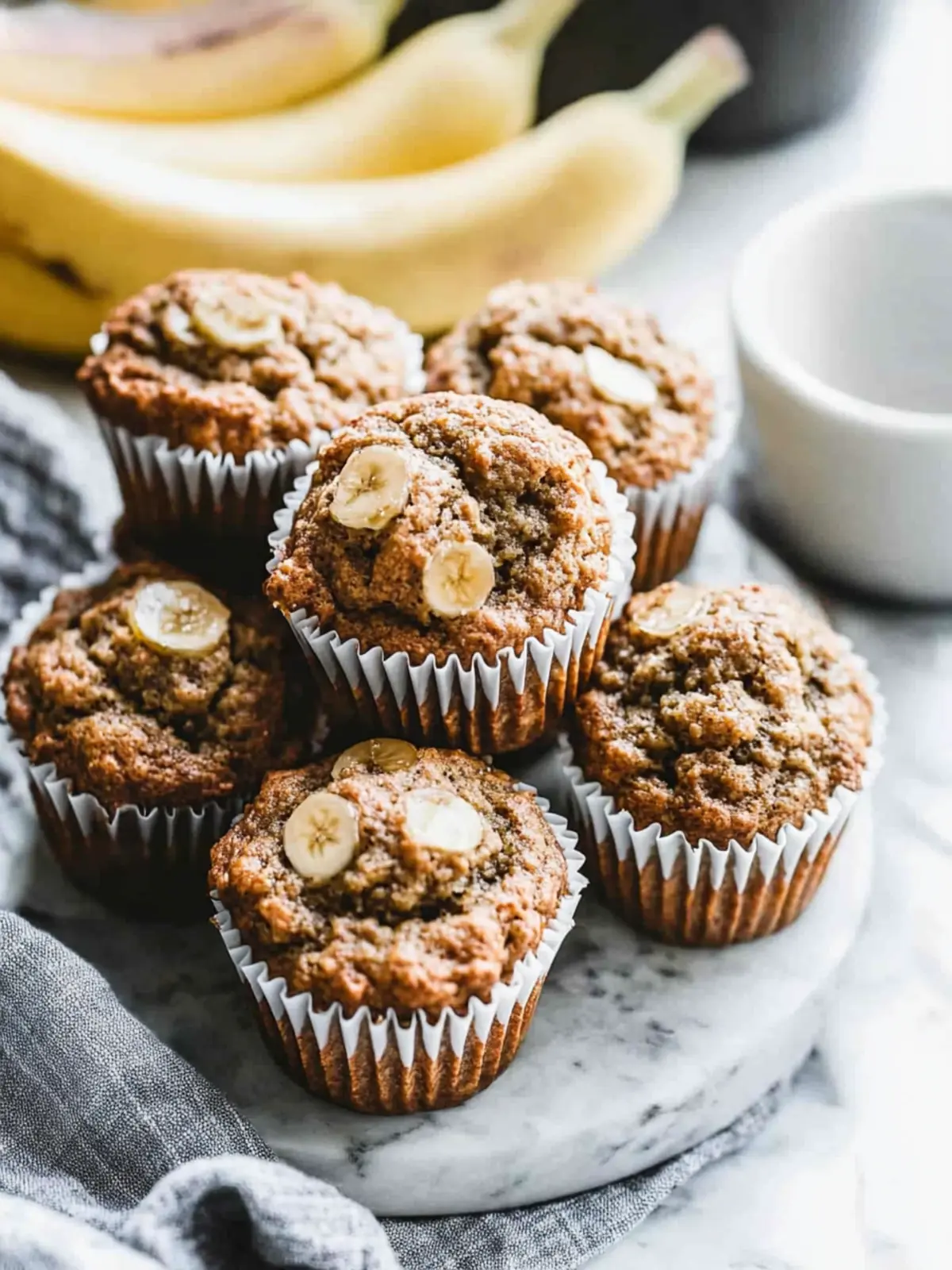 Healthy Banana Muffins