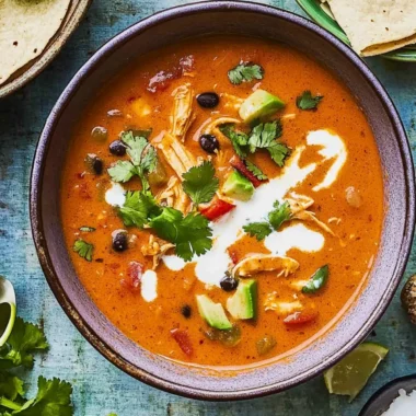 Delicious Creamy Chicken Enchilada Soup for Cozy Nights 9 Creamy Chicken Enchilada Soup