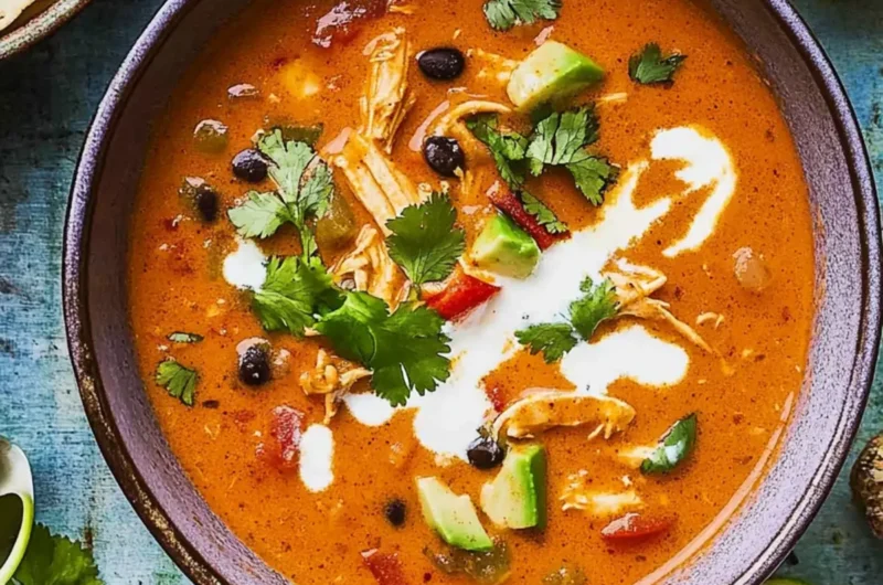 Creamy Chicken Enchilada Soup