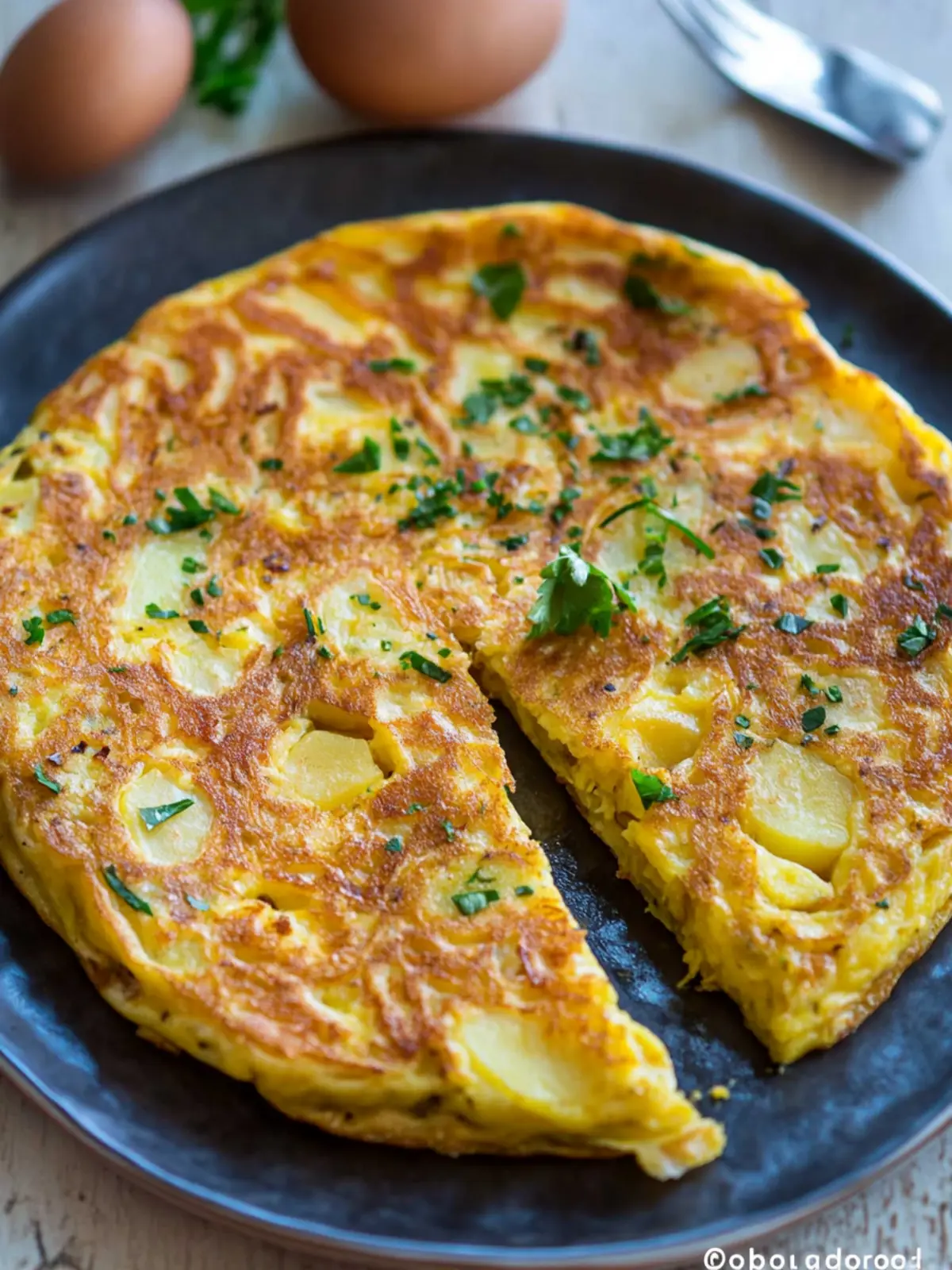 Tortilla Espanola Recipe (Spanish Potato Omelet)