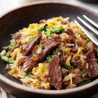 Ginger Steak Fried Rice