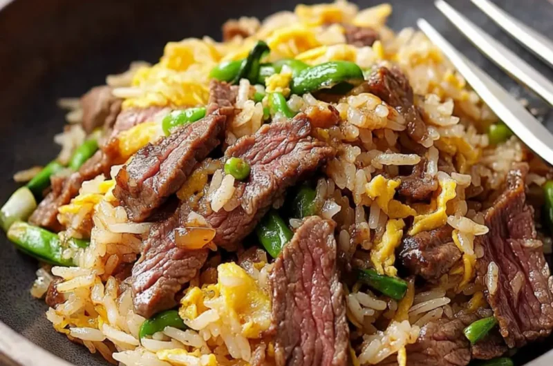 Ginger Steak Fried Rice