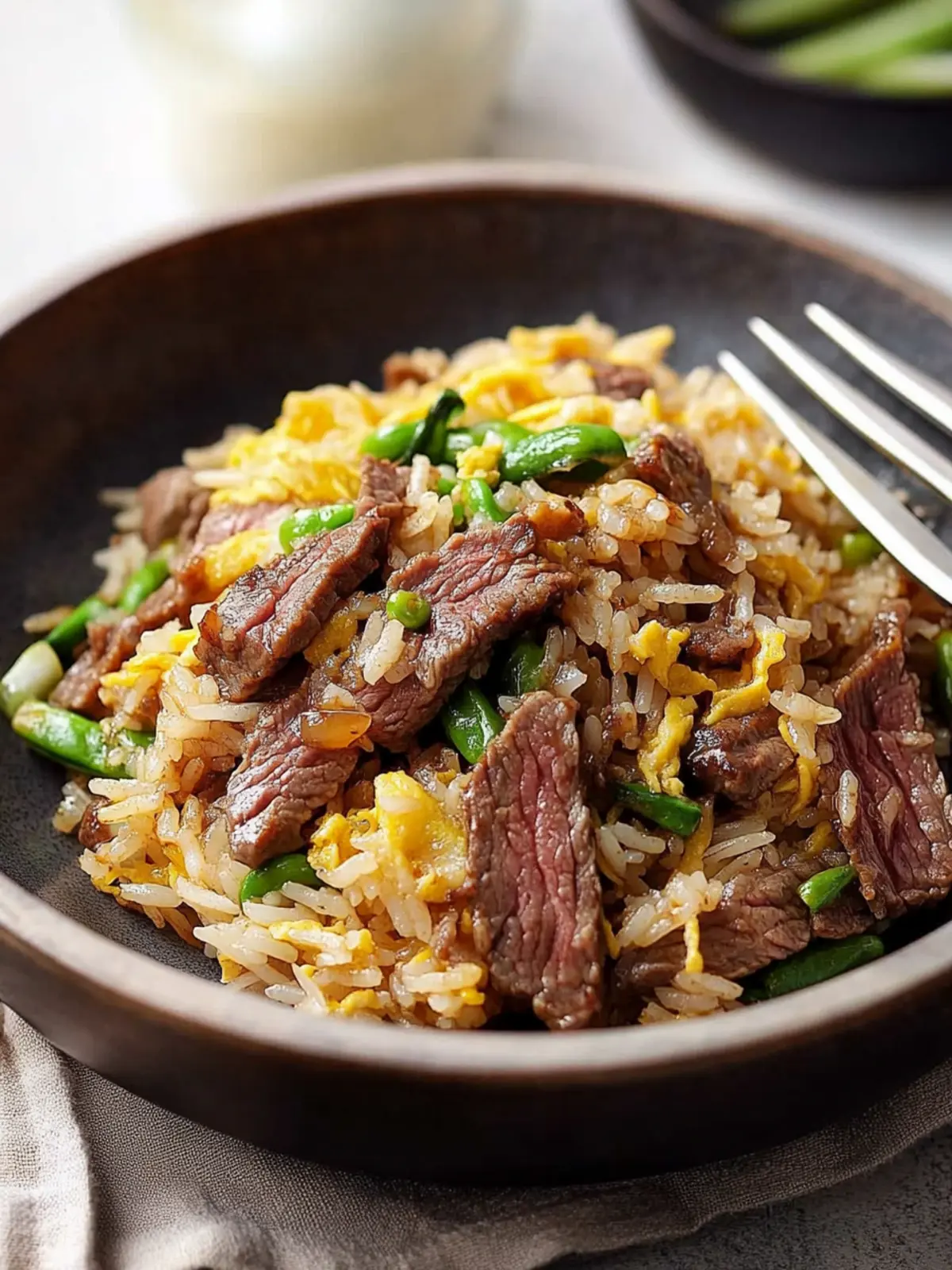 Ginger Steak Fried Rice