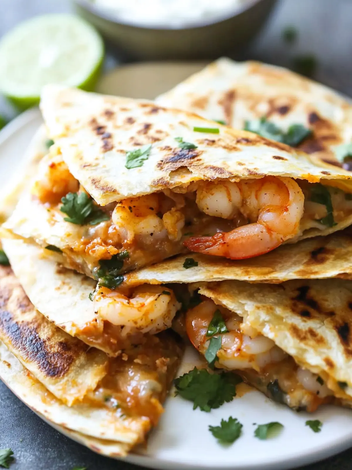 The Best Shrimp Quesadillas in 20 Minutes or Less 4 The Best Shrimp Quesadillas