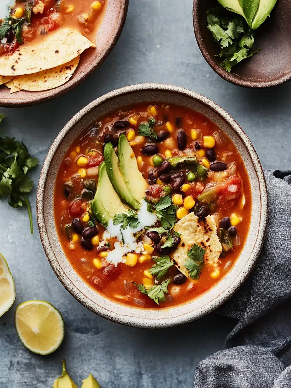 Delicious Vegetarian Tortilla Soup Perfect for Cozy Nights 4 Vegetarian Tortilla Soup