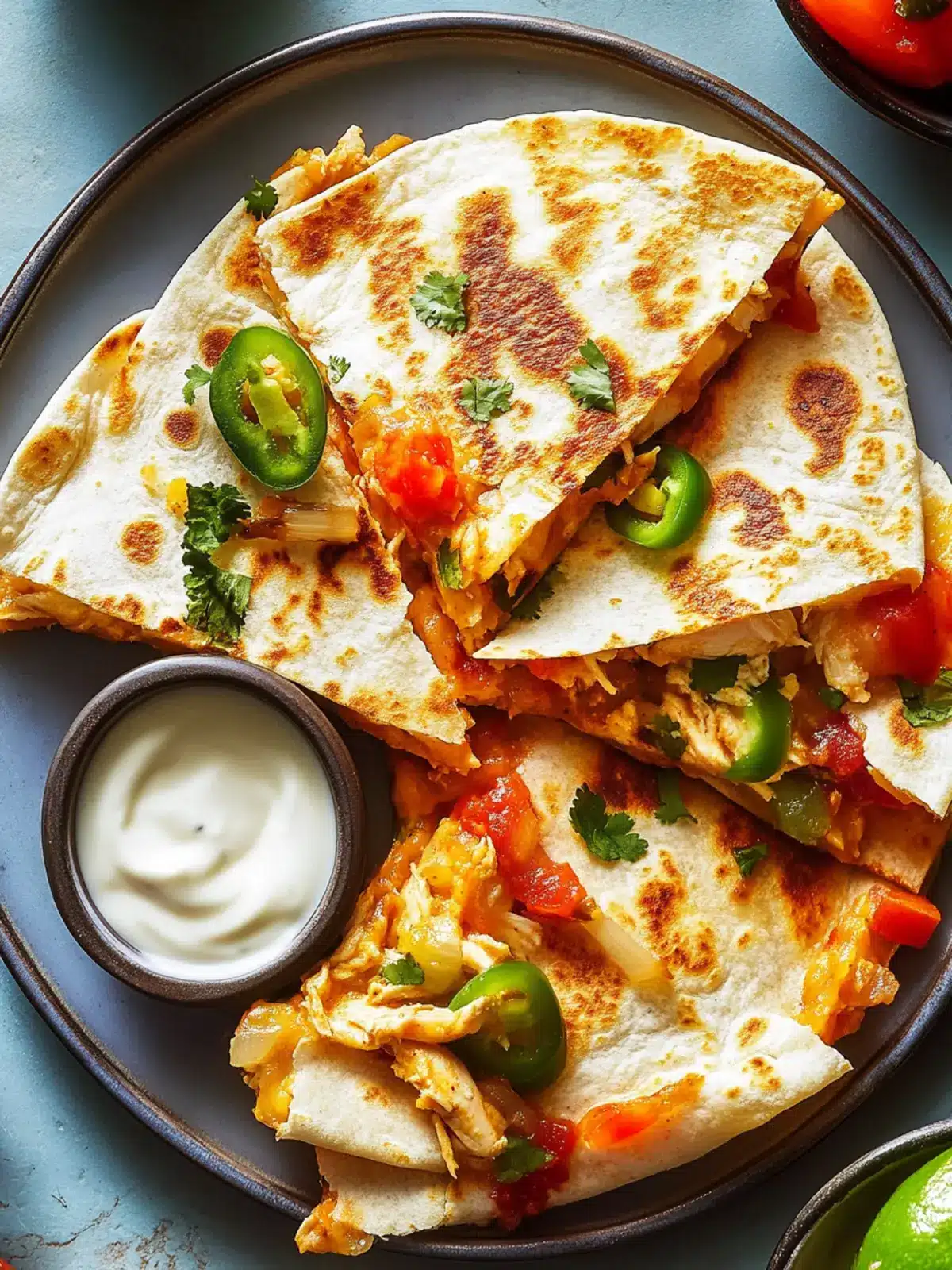 Chicken Quesadillas