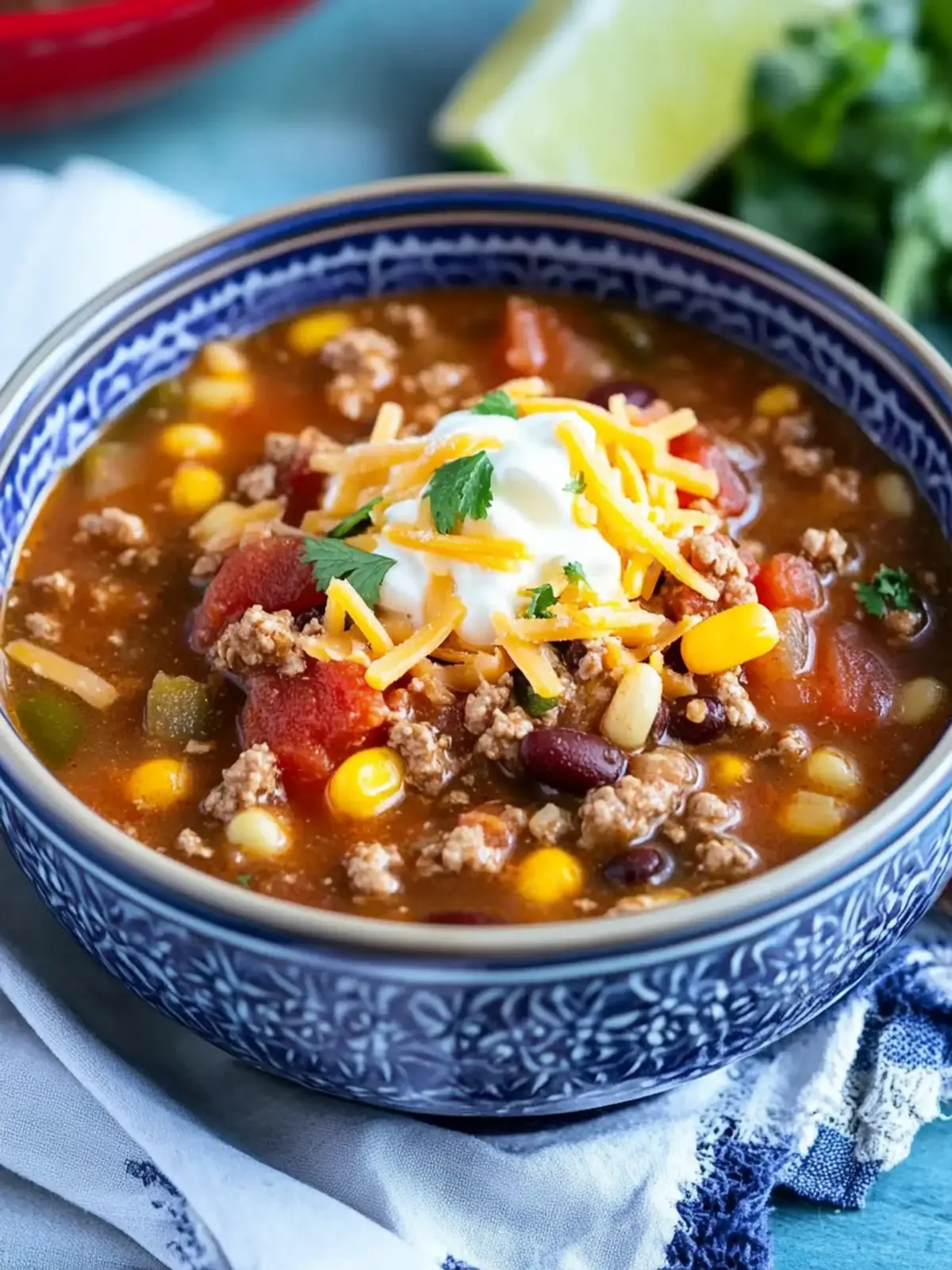 Cozy Up with Crock Pot Taco Soup for Effortless Flavor 3 Crock Pot Taco Soup