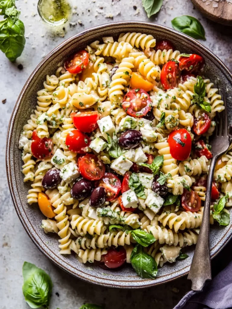 Zesty Greek Olive Pasta Salad That'll Brighten Your Day 2 Greek Olive Pasta Salad.