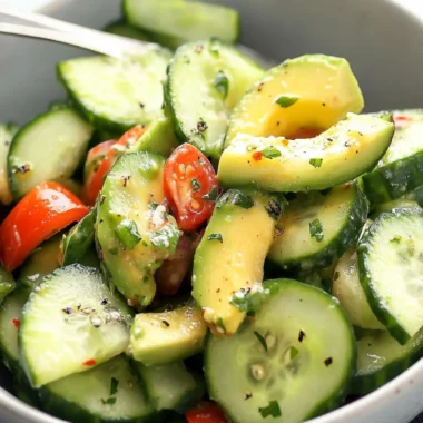 Zesty Cucumber Avocado Salad That Will Wow Your Summer Guests 10 Cucumber Avocado Salad