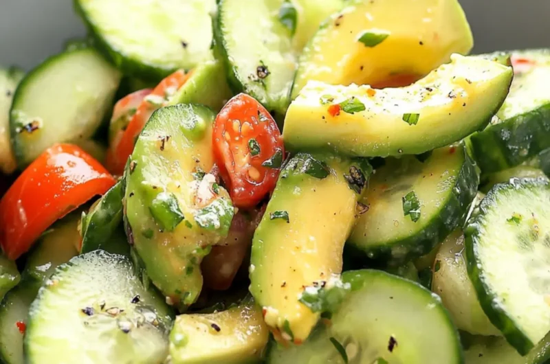 Cucumber Avocado Salad