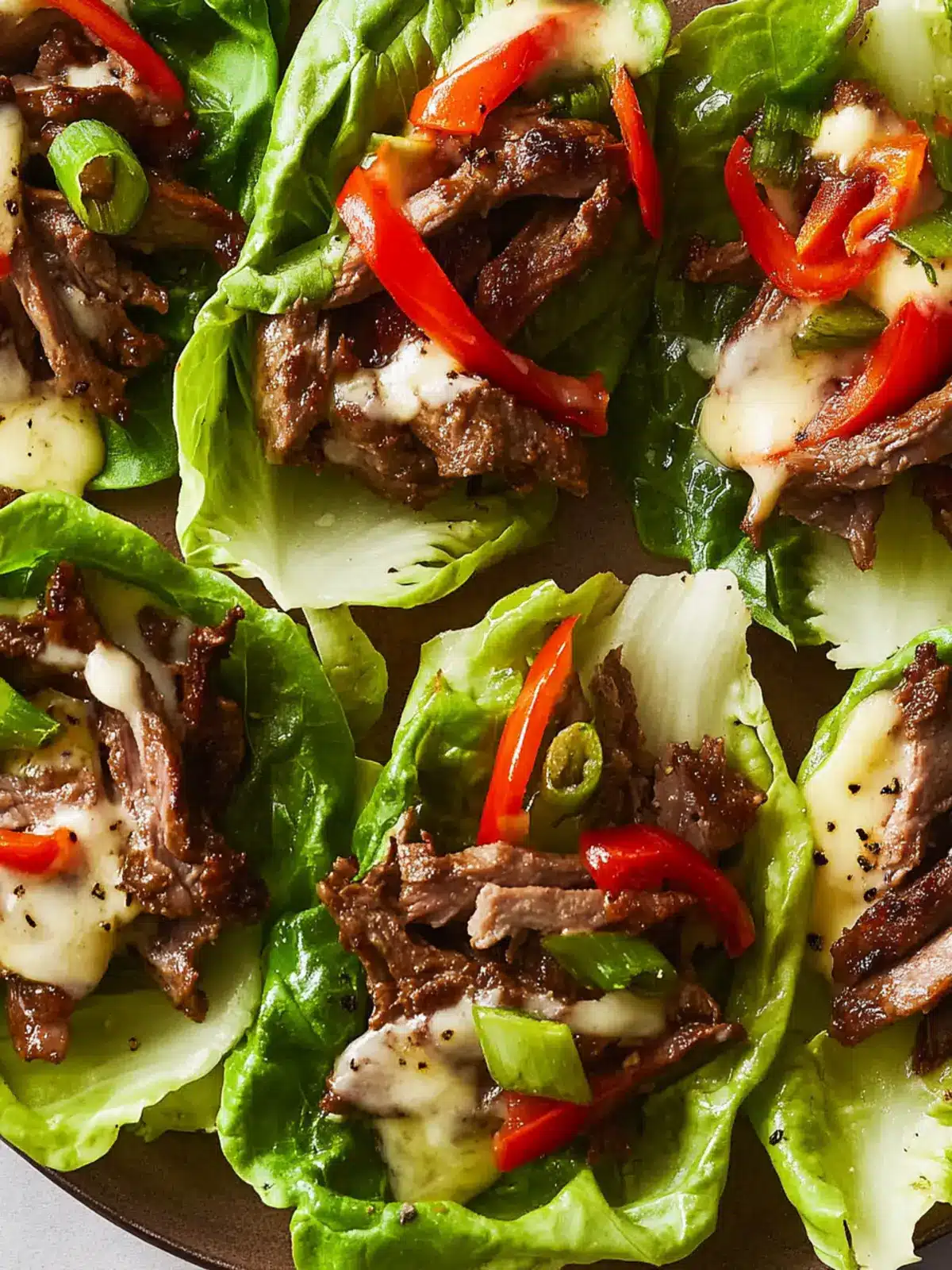 Low-Carb Philly Cheesesteak Lettuce Wraps You’ll Crave 3 Philly Cheesesteak Lettuce Wraps