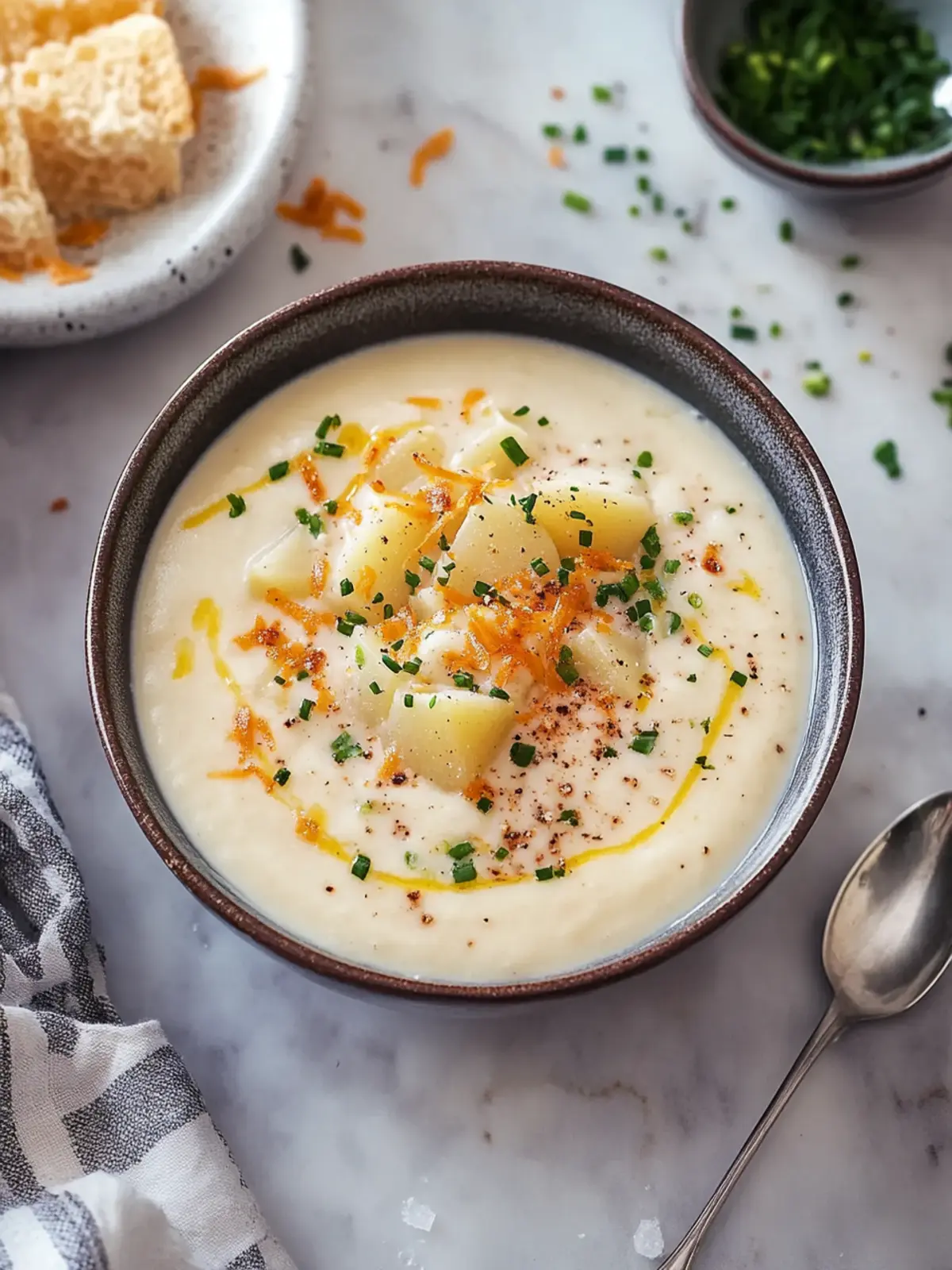 Panera's Cream Cheese Potato Soup