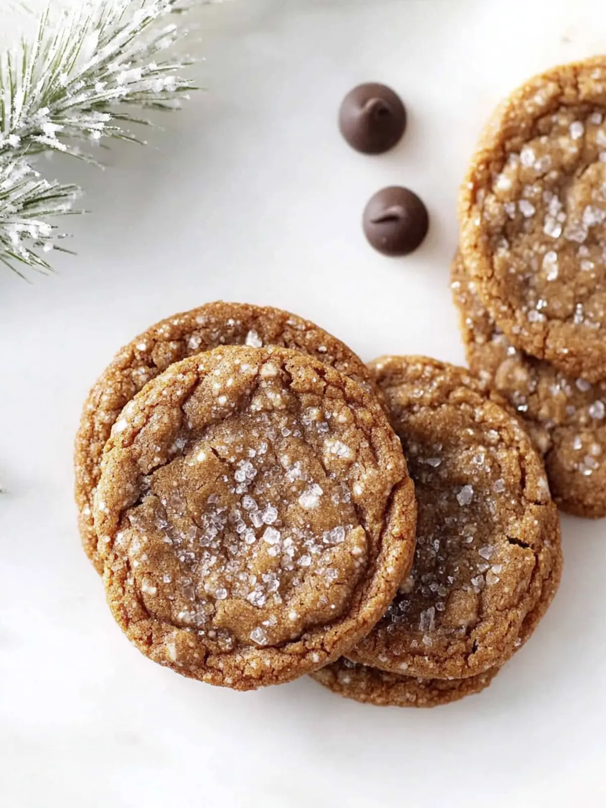 Crystallized Gingerbread Chocolate Chip Cookies for Cozy Moments 5 Crystallized Gingerbread Chocolate Chip Cookies