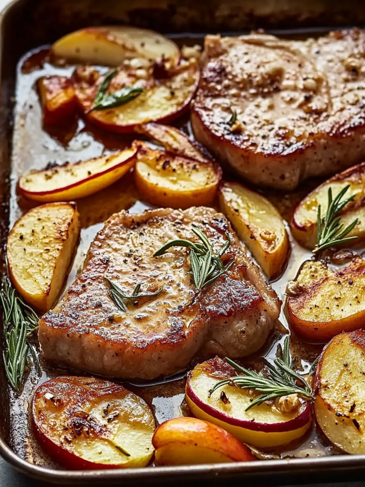 Sheet-Pan Pork Chops With Apples