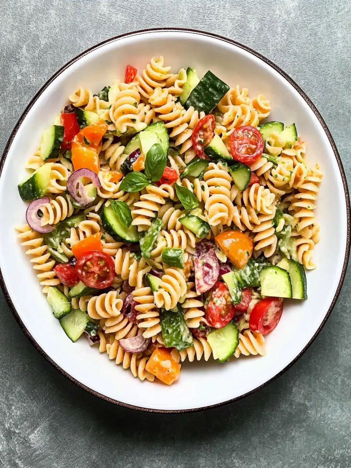 Colorful Veggie Pasta Salad: The Ultimate Summer Side Dish 3 Veggie Pasta Salad