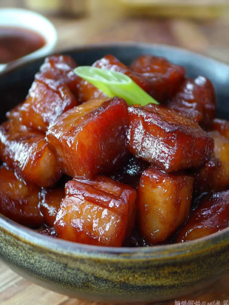 Braised Pork Belly (Hong Shao Rou/红烧肉), an Easy Version