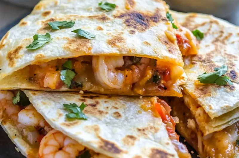 The Best Shrimp Quesadillas