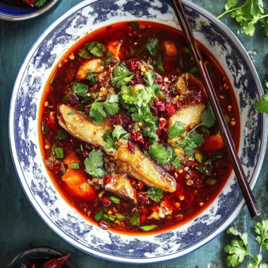 Sichuan boiled fish (Shui Zhu Yu, 水煮鱼)