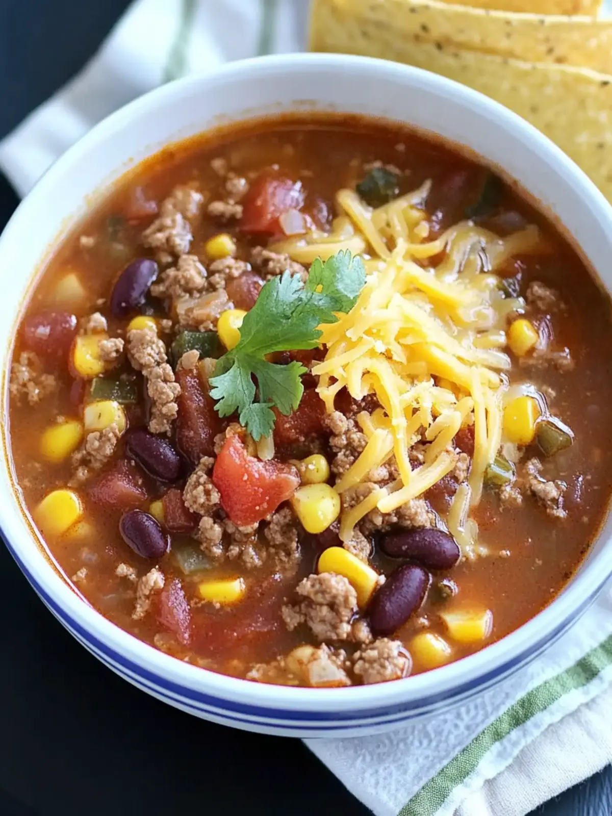 Cozy Up with Crock Pot Taco Soup for Effortless Flavor 2 Crock Pot Taco Soup