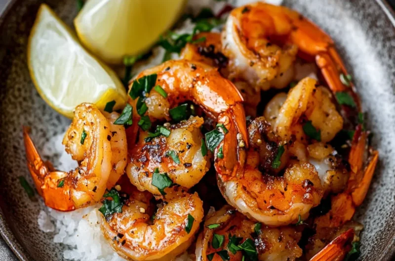 25 Minute Crispy Salt & Pepper Shrimp