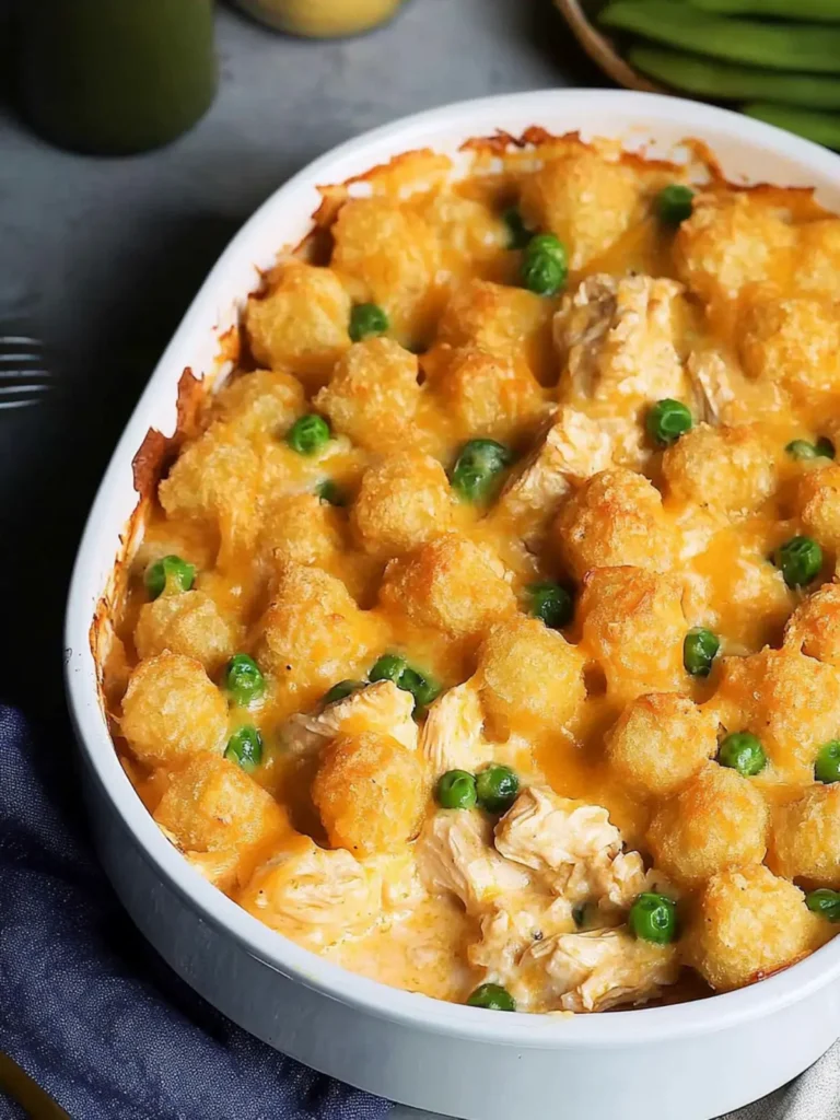 Irresistible Chicken Tater Tot Casserole for Easy Weeknight Dinners 3 Chicken Tater Tot Casserole
