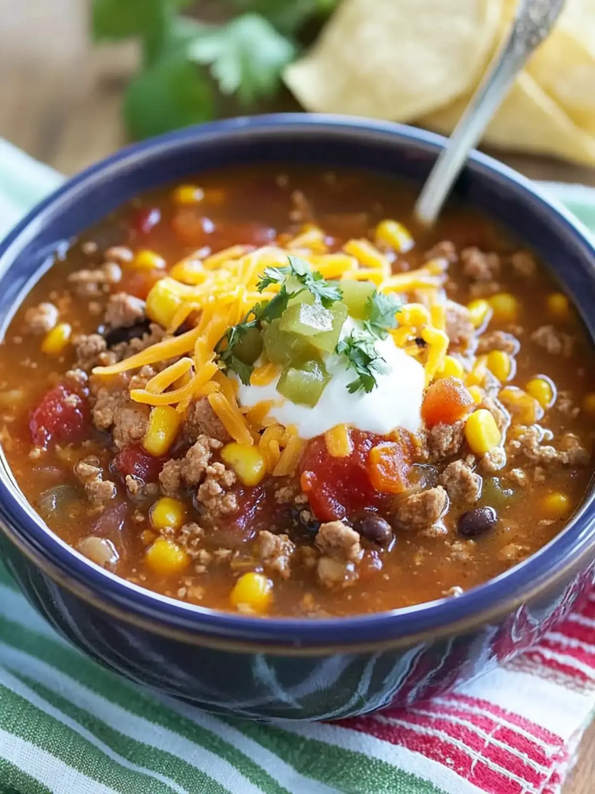 Crock Pot Taco Soup: Hearty Flavor in Every Easy Spoonful 4 Crock Pot Taco Soup